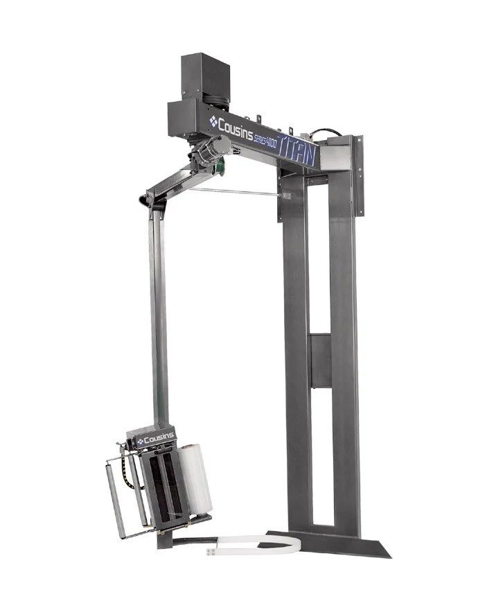 Cousins Series 4000 Titan rotary-arm stretch wrap machine
